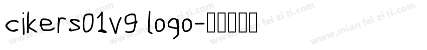 cikers01v9 logo字体转换